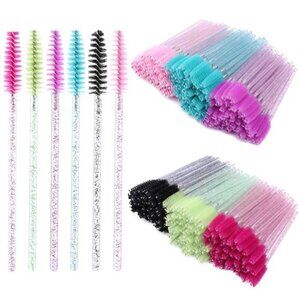 300 Disposable Mascara Wands Eyelash Brush Spoolies for Eye Lash Extension